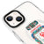 iPhone 14 Good Luck Happiness Telefon Kılıfı - Magsafeli Artycase - Beyaz