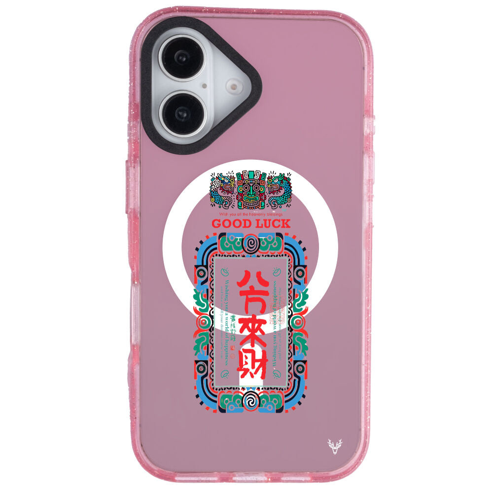 MagsafeliArtycaseSimliPembe
