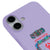 iPhone 17 Good Luck Happiness Telefon Kılıfı - Renkli Silikon - Lila
