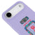 iPhone Air Good Luck Happiness Telefon Kılıfı - Renkli Silikon - Lila
