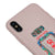 iPhone X Good Luck Happiness Telefon Kılıfı - Renkli Silikon - Pudra