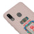 Samsung A20 Good Luck Happiness Telefon Kılıfı - Renkli Silikon - Pudra