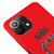Xiaomi Mi 11 Lite Good Luck Happiness Telefon Kılıfı - Renkli Silikon - Kırmızı