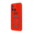 Xiaomi Redmi 12C Good Luck Happiness Telefon Kılıfı - Renkli Silikon - Kırmızı