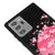 Samsung Note 20 Ultra Sakura Sunset Telefon Kılıfı - Renkli Silikon - Siyah