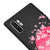 Samsung Note 10 Plus Sakura Sunset Telefon Kılıfı - Renkli Silikon - Siyah