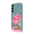 Samsung S23 Sakura Sunset Telefon Kılıfı - Renkli Silikon - Haki