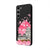Samsung S23 Plus Sakura Sunset Telefon Kılıfı - Renkli Silikon - Siyah