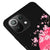 Xiaomi Mi 11 Lite Sakura Sunset Telefon Kılıfı - Renkli Silikon - Siyah