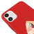 iPhone 11 Slant Eyes Telefon Kılıfı - Renkli Silikon - Kırmızı