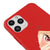 iPhone 11 Pro Slant Eyes Telefon Kılıfı - Renkli Silikon - Kırmızı