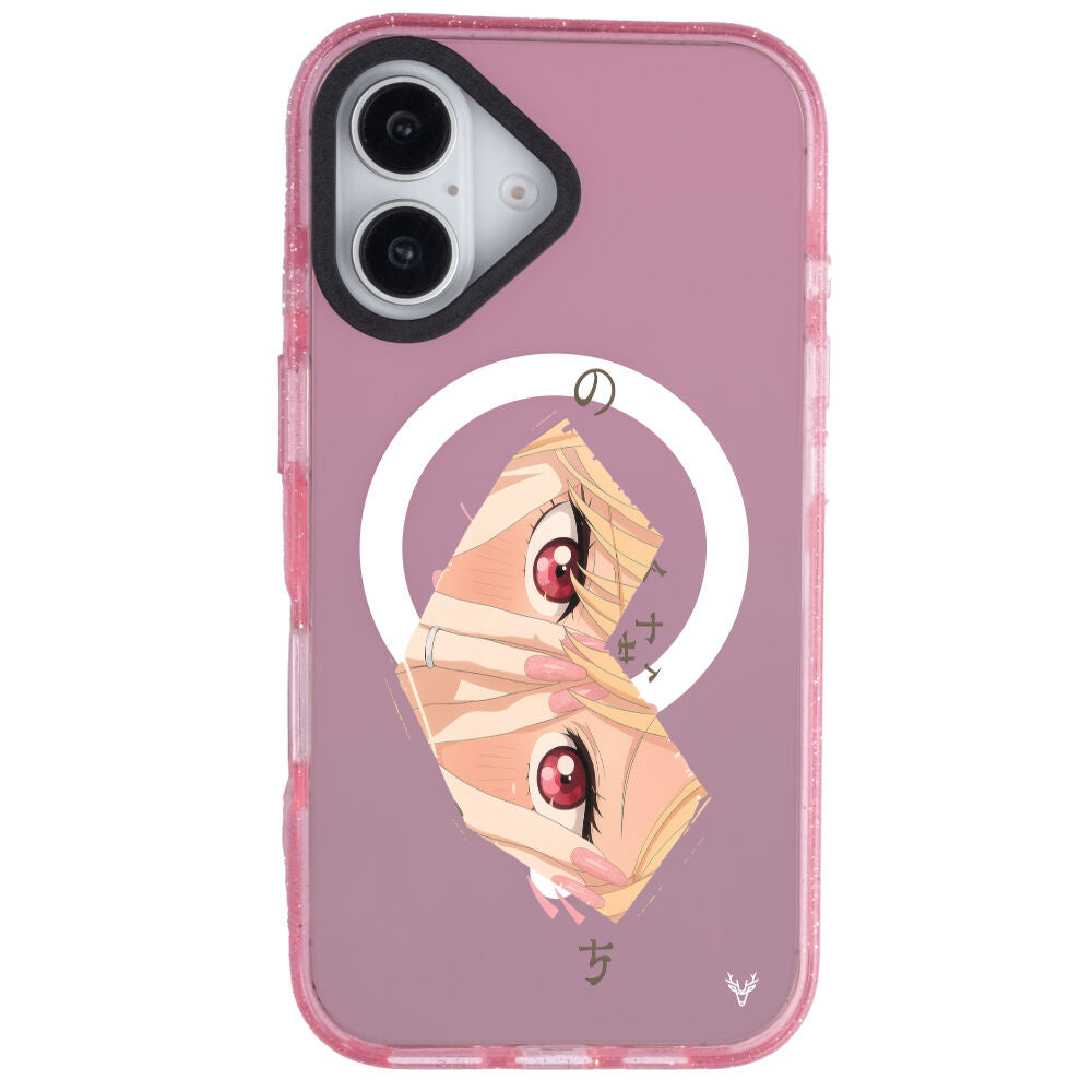 MagsafeliArtycaseSimliPembe