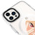 iPhone 16 Pro Slant Eyes Telefon Kılıfı - Magsafeli Artycase - Beyaz