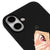 iPhone 17 Slant Eyes Telefon Kılıfı - Renkli Silikon - Siyah