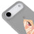 iPhone Air Slant Eyes Telefon Kılıfı - Renkli Silikon - Gri
