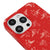 iPhone 13 Pro Max Sessiz Melekler Telefon Kılıfı - Renkli Silikon - Kırmızı