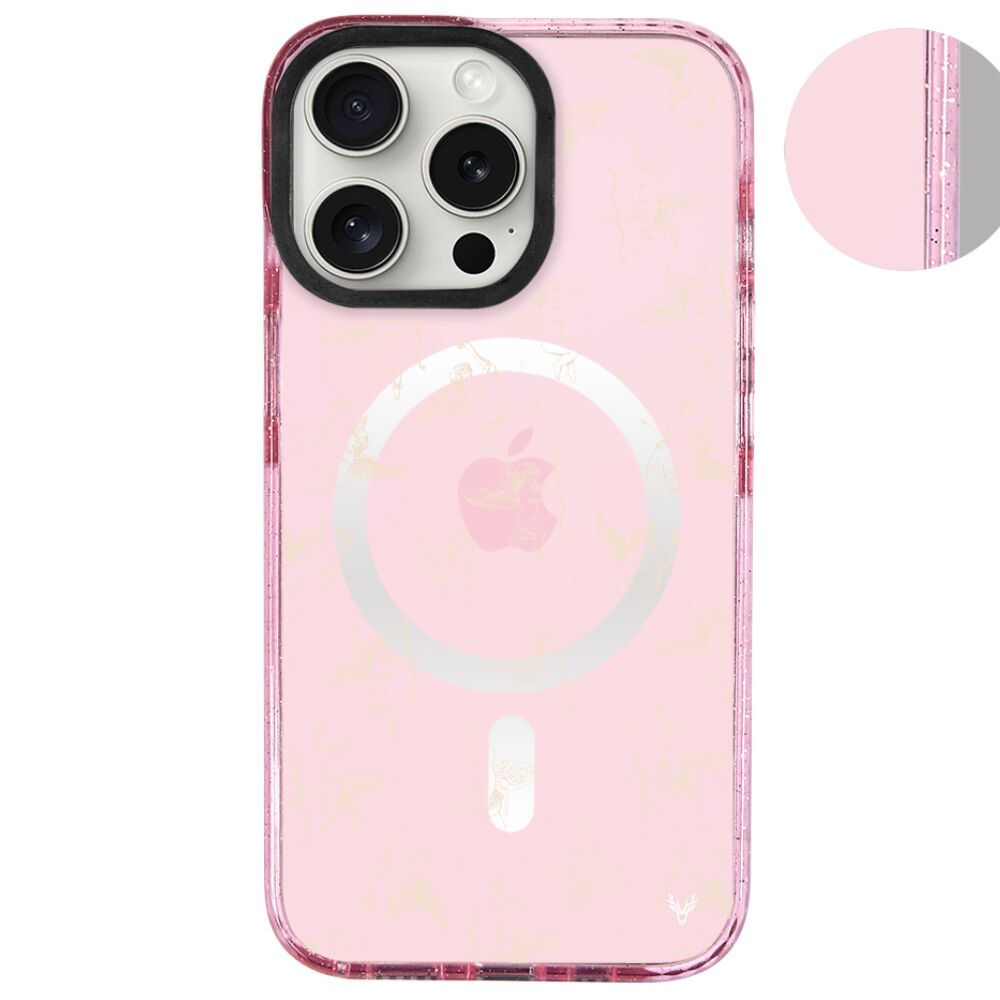 MagsafeliArtycaseSimliPembe