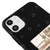 iPhone 11 Yıldızlı Akşam Telefon Kılıfı - Renkli Silikon - Siyah