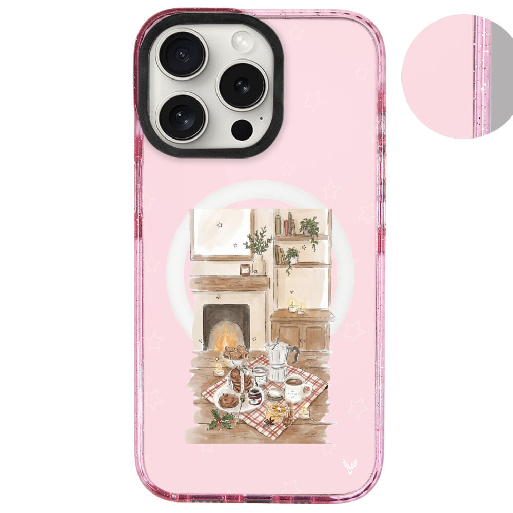MagsafeliArtycaseSimliPembe