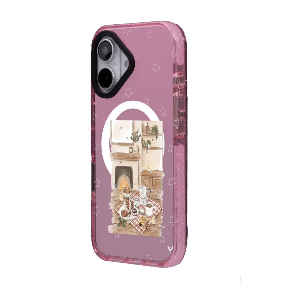 MagsafeliArtycaseSimliPembe