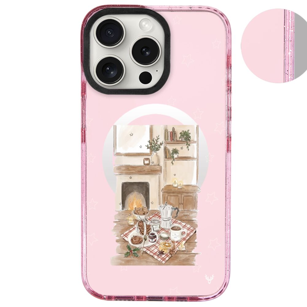 MagsafeliArtycaseSimliPembe