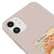 iPhone 11 Fiyonk Kruvasan Telefon Kılıfı - Renkli Silikon - Pudra