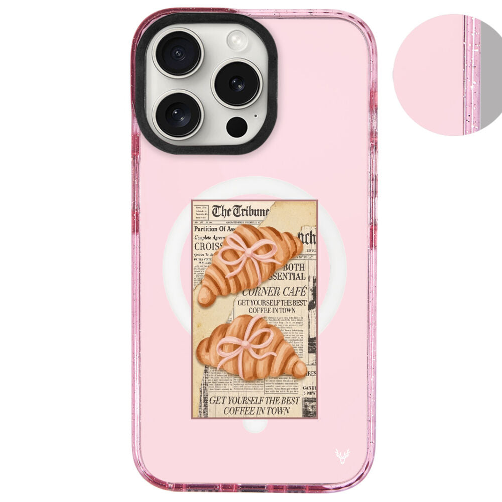 MagsafeliArtycaseSimliPembe