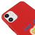 iPhone 11 Shut Up For a Bit Telefon Kılıfı - Renkli Silikon - Kırmızı