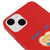 iPhone 15 Shut Up For a Bit Telefon Kılıfı - Renkli Silikon - Kırmızı