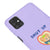 Samsung M51 Shut Up For a Bit Telefon Kılıfı - Renkli Silikon - Lila