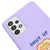 Samsung A52 Shut Up For a Bit Telefon Kılıfı - Renkli Silikon - Lila