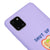 Samsung Note 10 Lite Shut Up For a Bit Telefon Kılıfı - Renkli Silikon - Lila