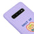 Samsung S10 Shut Up For a Bit Telefon Kılıfı - Renkli Silikon - Lila