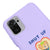 XİAOMİ REDMİ NOTE 10 Shut Up For a Bit Telefon Kılıfı - Renkli Silikon - Lila