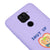 Xiaomi Redmi Note 9 Shut Up For a Bit Telefon Kılıfı - Renkli Silikon - Lila