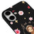 iPhone 16 Coquette Girls Telefon Kılıfı - Renkli Silikon - Siyah