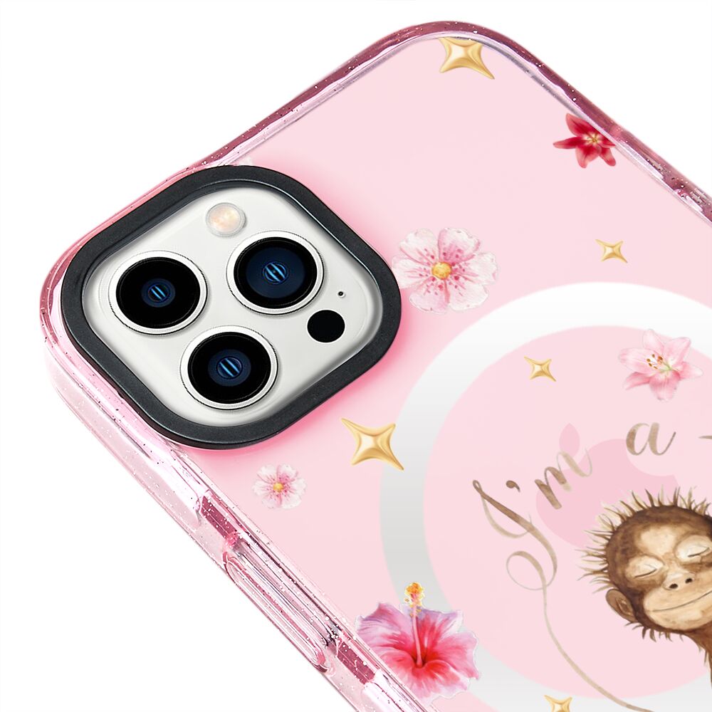 MagsafeliArtycaseSimliPembe