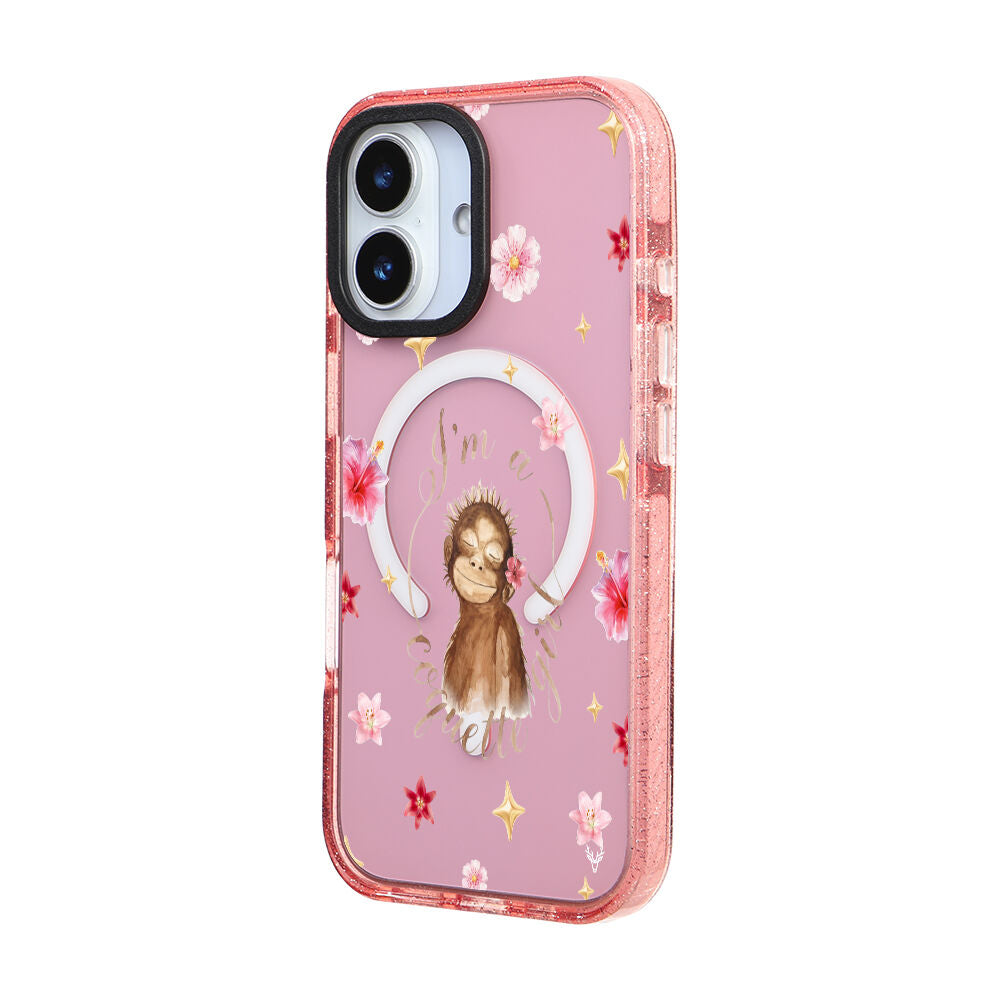 MagsafeliArtycaseSimliPembe