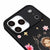 iPhone 17 Pro Coquette Girls Telefon Kılıfı - Renkli Silikon - Siyah