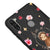 Samsung M11 Coquette Girls Telefon Kılıfı - Renkli Silikon - Siyah