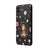 Samsung A04 Coquette Girls Telefon Kılıfı - Renkli Silikon - Siyah
