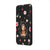 Samsung M33 Coquette Girls Telefon Kılıfı - Renkli Silikon - Siyah