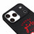 iPhone 17 Pro Max Strong Girls Club Telefon Kılıfı - Renkli Silikon - Siyah