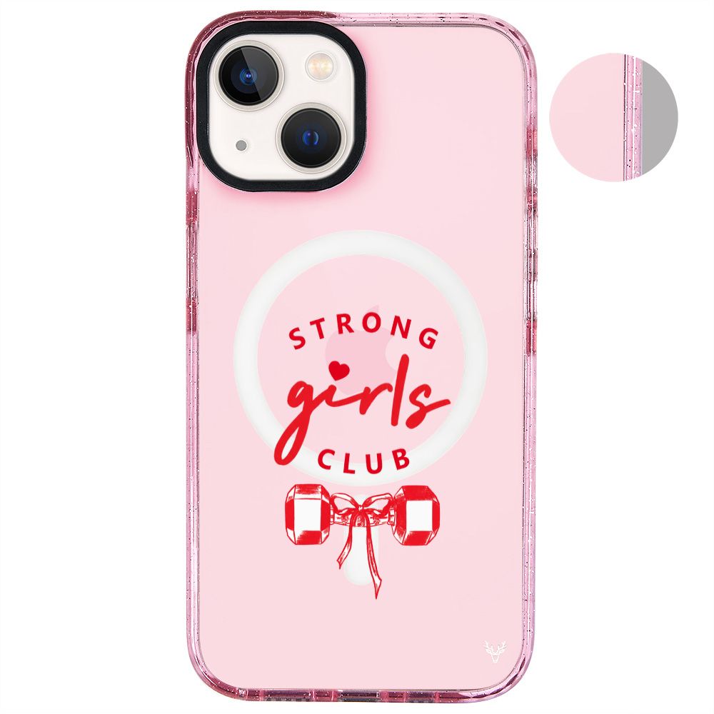 MagsafeliArtycaseSimliPembe