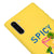 Samsung Note 10 Spicy Marg Telefon Kılıfı - Renkli Silikon - Sarı
