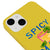 iPhone 15 Spicy Marg Telefon Kılıfı - Renkli Silikon - Sarı