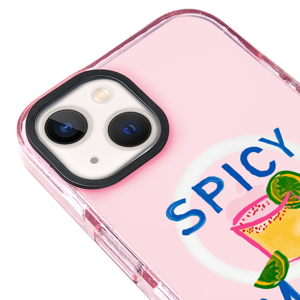 MagsafeliArtycaseSimliPembe