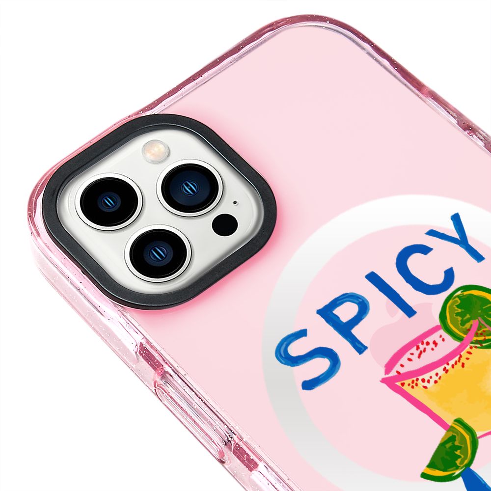 MagsafeliArtycaseSimliPembe