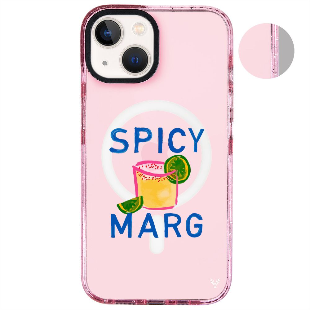 MagsafeliArtycaseSimliPembe