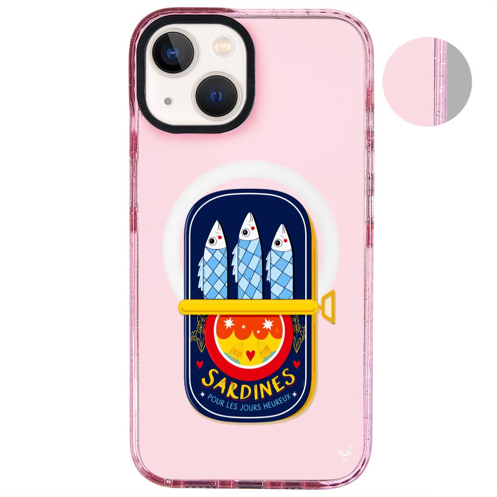 MagsafeliArtycaseSimliPembe